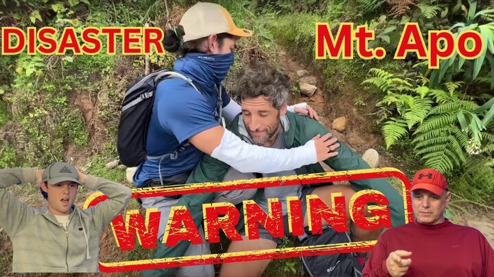 Two Americans React to our MT APO Disaster| Highest Mountain in Philippines