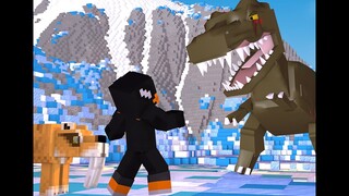 AKU LAWAN TREX PURBA ZAMAN ES! Hardcore Ice Age #2