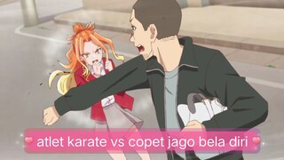 #KompetisiKreasiUnggahan4 , atlet karate vs copet yang jago bela diri