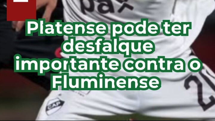Platense pode ter desfalque importante contra o Fluminense nas quartas da Libertadores