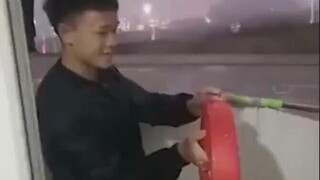 As soon as the cannon goes off, people start to prepare food, and the whole village, young and old, 