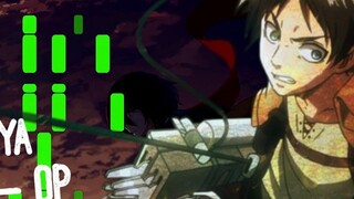 【Animenz】 Busur dan Anak Panah Teratai Merah (versi penuh) - Attack on Giant OP1 (buku resep)