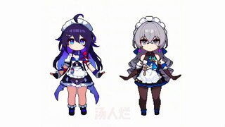 Seele and Bronya compete on the same stage~