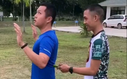 Self-defense technique? The Illusionary Burn Zero Trap!