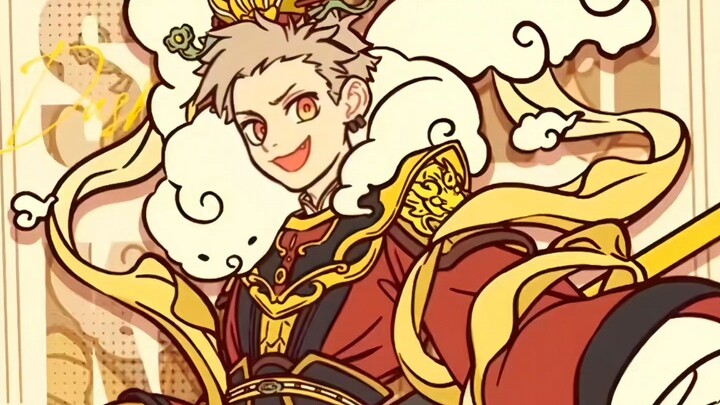 Anh chàng khỉ mặc áo giáp vàng trong truyện đẹp trai quá