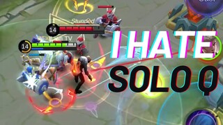 THIS IS WHY I HATE SOLO Q RIP MMR l Mobile Legends