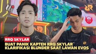 KLARIFIKASI! SKYLAR Buat RRQ PANIK Karena Salah EMBLEM Saat Lawan EVOS!