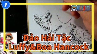 [Đảo Hải Tặc/Bản tự vẽ]Nếu Luffy cưới Boa Hancock，thì con cái của họ sẽ là gì?_1