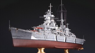 1/350 Prinz Eugen Heavy Cruiser 1941 Finished product and process display