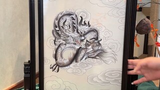 我说刺绣一个月的龙，就真的是从早绣到晚的一个月啊。为什么对我们的龙点赞那么少呢？