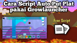 Cara Pakai Script Auto Put Plat di Creative PS | Growtopia Indonesia