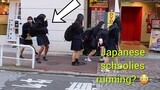 Japanese bushman prank why she running?
