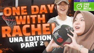 [ODWR] PERSAINGAN ANTAR BA EVOS NO GIMMICK??? | EVOS Rachel vs EVOS Una | One Day With Rachel