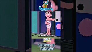 Teléfono de SERVICIOS 😏 | Doraemon #shorts  😂 #resumen