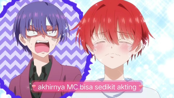 #KompetisiKreasiUnggahan3 , ekspresi bahagia MC karena akhirnya bisa akting sedikit