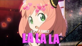 Spy X Family Edit 💗| LaLaLa | AMV 4k