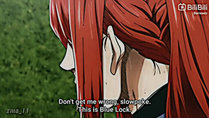 Chigiri blushing | Blue Lock Ep7