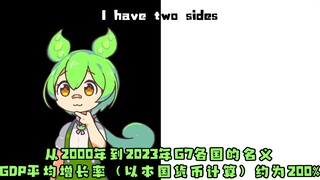 俊达萌：I have  two sides
