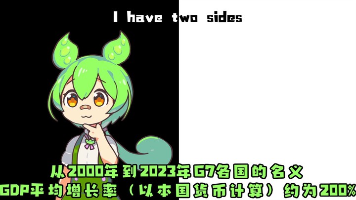 俊达萌：I have  two sides