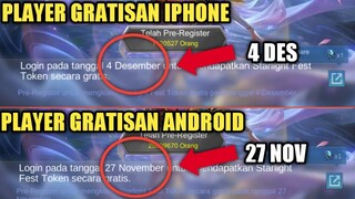 KABAR BURUK ! EVENT PLAYER GRATISAN YANG PAKE IPHONE DI UNDUR TGL 4 DESEMBER !! ANDROID TERTAWA !