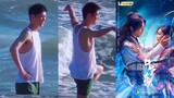 Xiao Zhan Has Fun At The Beach - CCTV Hints Douluo Continent's Premiere 斗罗大陆
