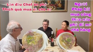 Phở bò Chef ăn lần đầu thích luôn mua về cho vợ/Cuộc sống pháp/món ngon mỗi ngày/ẩm thực Việt Nam