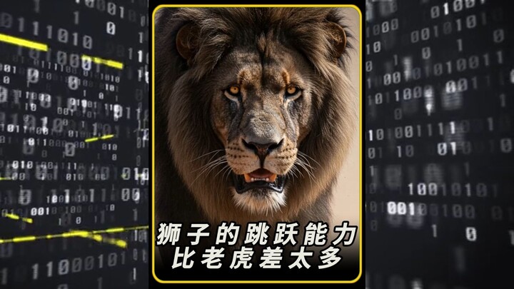 لماذا تقل قدرة القفز لدى الأسد مقارنة بالنمر إلى هذا الحد؟