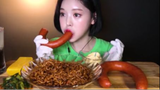 kielbasa sausage Mukbang kor #amthuc