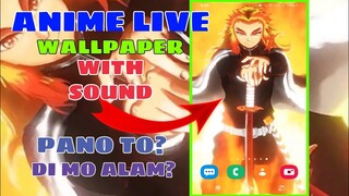 ANIME LIVE WALLPAPER WITH SOUND PANO TO?