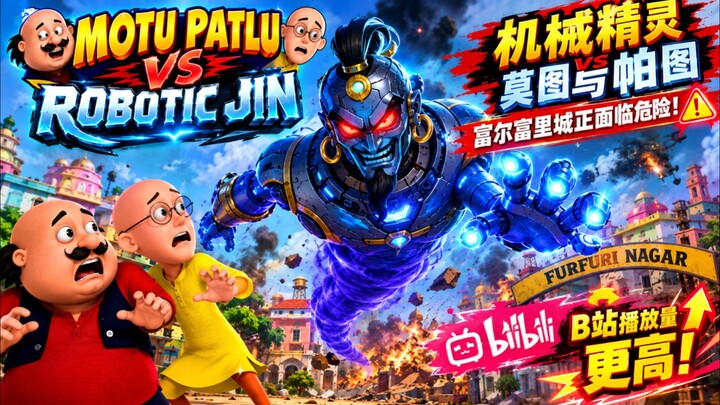 富尔富里镇危机！莫图巴特鲁能打败高科技机器人精灵吗？