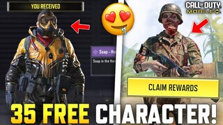 *NEW* Get FREE 35 Character Skins in Season 4 COD Mobile! Redeem Codes + Free Ghost & more! CODM S4