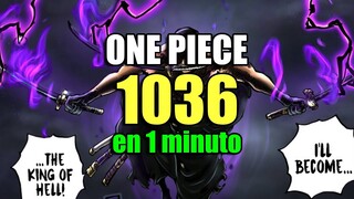 ONE PIECE 1036 EN 1 MINUTO!! 🔥| Full Haki Marco