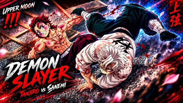 TANJIRO VS SANEMI 🔥 THE MOST INTENSE FIGHT! | DEMON SLAYER || SPESIAL 4K FHD🔥🔥🌿
