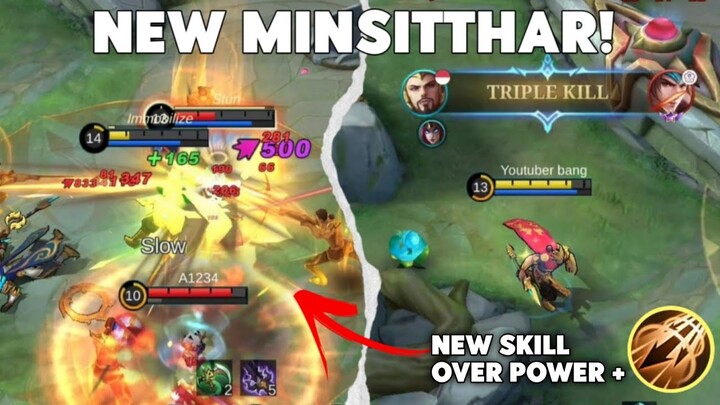 Attack Speed Skill 2 Minsitthar gila Banget! Minsitthar Revamped Gameplay!