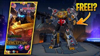 ROGER TRANSFORMERS SKIN IS FREE!!! | ROGER GRIMLOCK SKIN GAMEPLAY 🤖