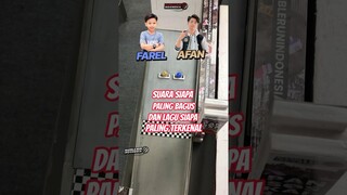Farel 🆚 Afan: Suara Siapa Paling Bagu & Lagu Siapa Paling Terkenal? | MRI PanSos Kap #Shorts