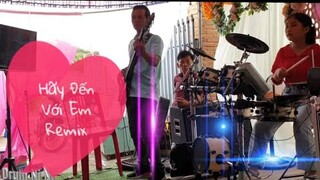 Drum Ni Ni Hòa Tấu Vĩnh Thuyên Kim Remix - Drum Girl Bank