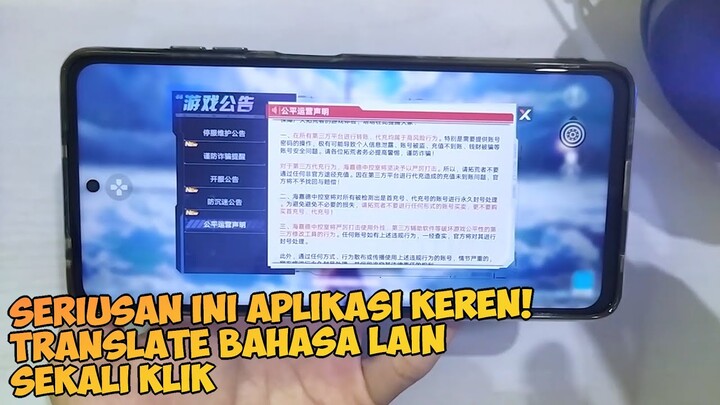 Aplikasi Keren Buat Translate Ubah Aplikasi/Game Bahasa Lain Ke Indonesia