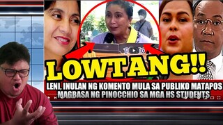 LENI, NAGMUKHANG KATAWA-TAWA SA PUBLIKO REACTION VIDEO