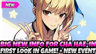 *BIG NEW INFO FOR CHA HAE-IN!!* FIRST LOOK IN GAME! + NEW EVENT INCOMING! (Solo Leveling Arise)