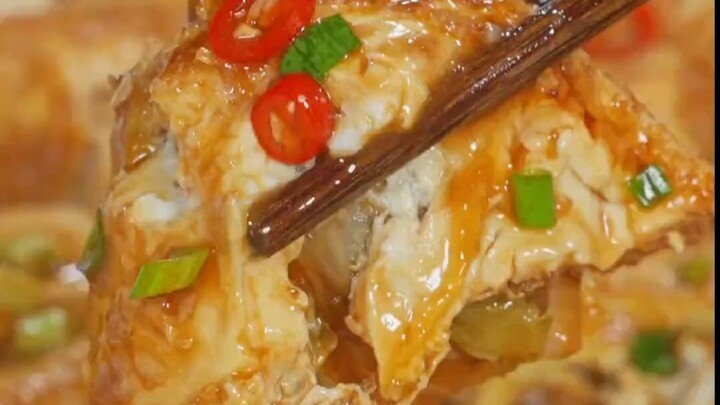 Kubis dan tahu yang ditumis; coba kamu masak seperti ini, rasanya enak sampai kuahnya pun…