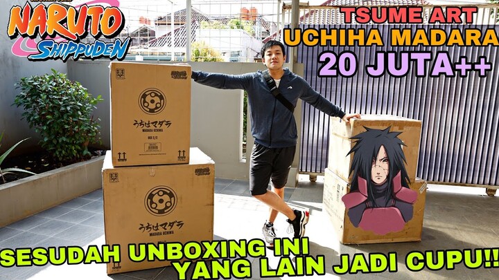 (ENG SUB) PATUNG ANIME TERKEREN 2020!! UNBOXING STATUE UCHIHA MADARA + KURAMA EKOR 9!! GEDEE BANGEET