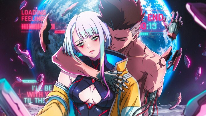 Anime Edgerunners ( Cyber punk) kaget dia bertemu gadis tk di kenal pake senjata🔥🥶( Lycris x AMV)