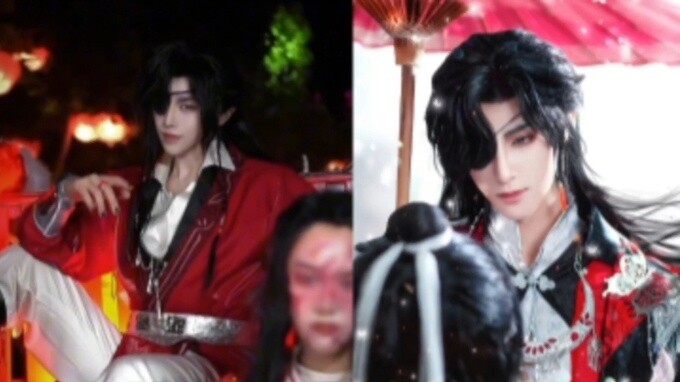 Counting Heaven Official's Blessing Huacheng real-life god-level Cosplay, which one do you think is 