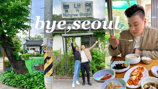 Eating traditional Korean food in a hanok 🍚 | Seoul to Namyangju road trip ⛰️🚙  Abandoned station