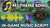 M3 THEME SONG In-Game Music Script No Password | Full Soundtrack and No Error | MLBB