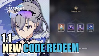 1.1 OFFICIAL NEW CODE REDEEM - FREE 400 STALLER JADE【Honkai : Star Rail】