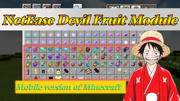 【Gaming】Pocket ver Netease Mod: Devil Fruit. Skills & fruit recreated.