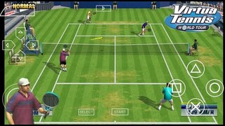 VIRTUA TENNIS WORLD TOUR PPSSPP ANDROID GAMEPLAY