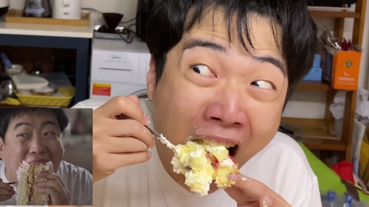 God restores! Brothers and sisters imitate the cake-eating scene in "Reply 1988"